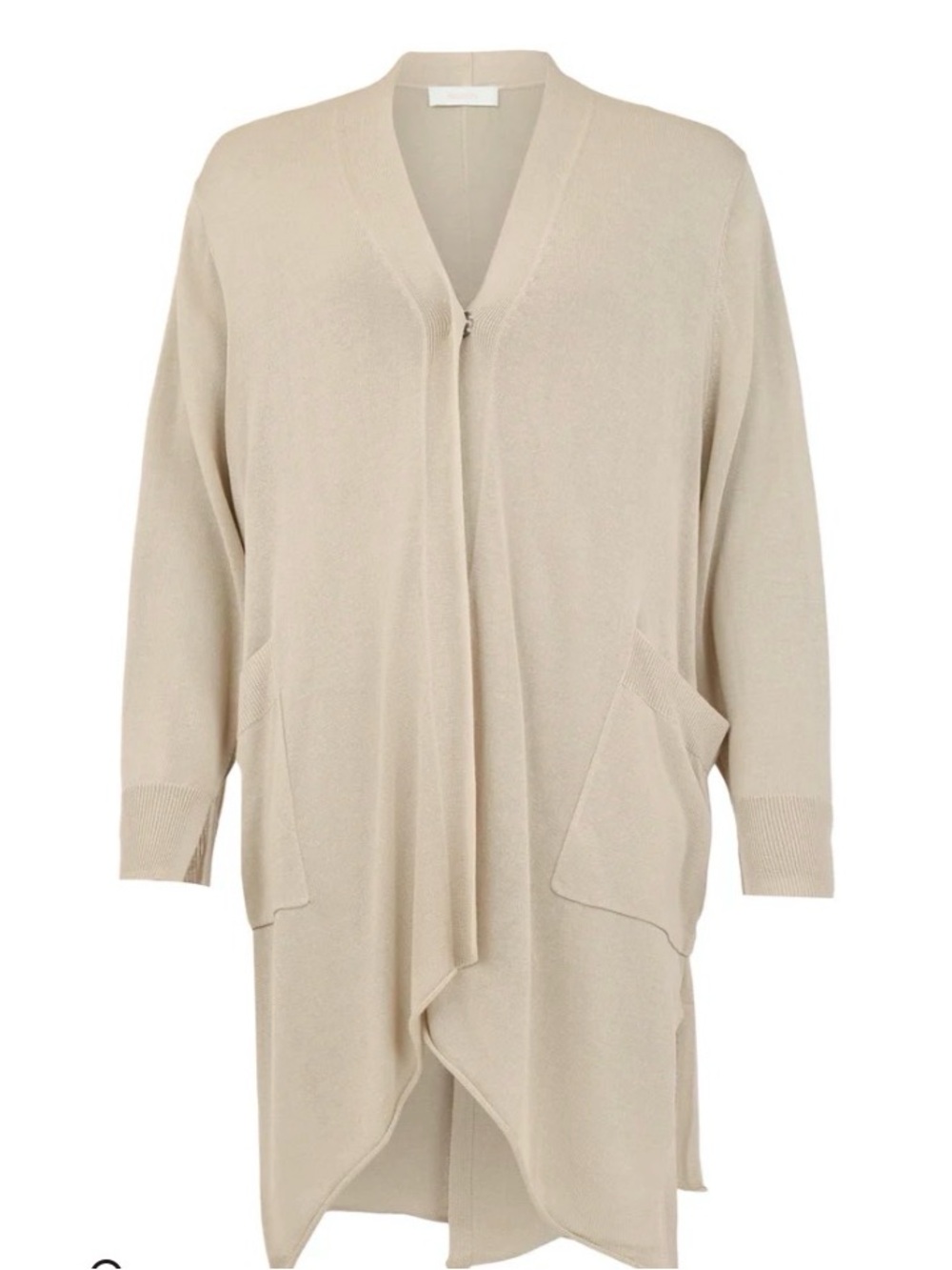 Noen Longline Linen Lyocell Cardigan Women’s M Danish Minimalist Lagenlook